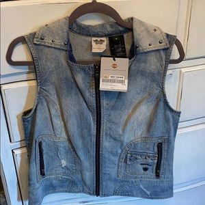 Brand new with tag Harley Davidson Jean vest
